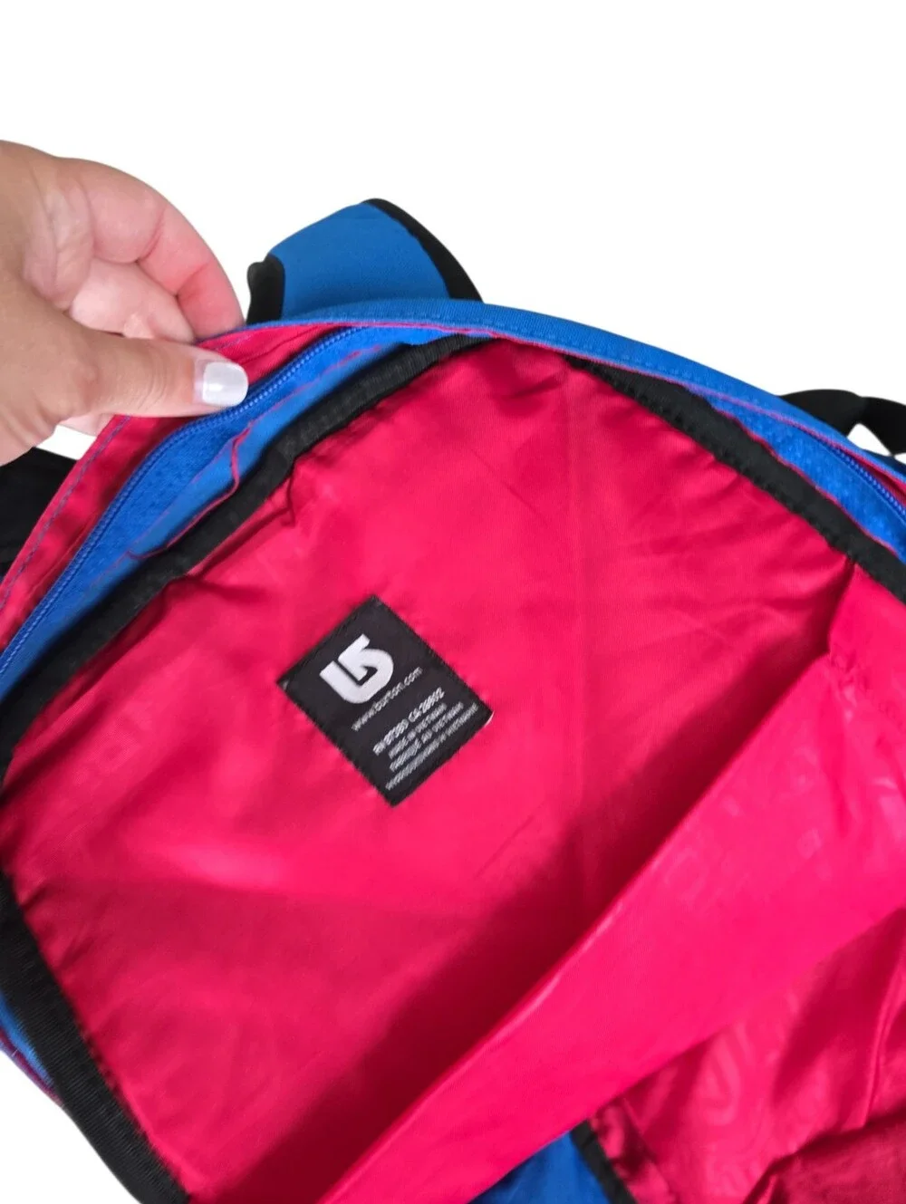 Burton Snowboard Backpack Blue Board Carry Laptop Boot Compartment EUC